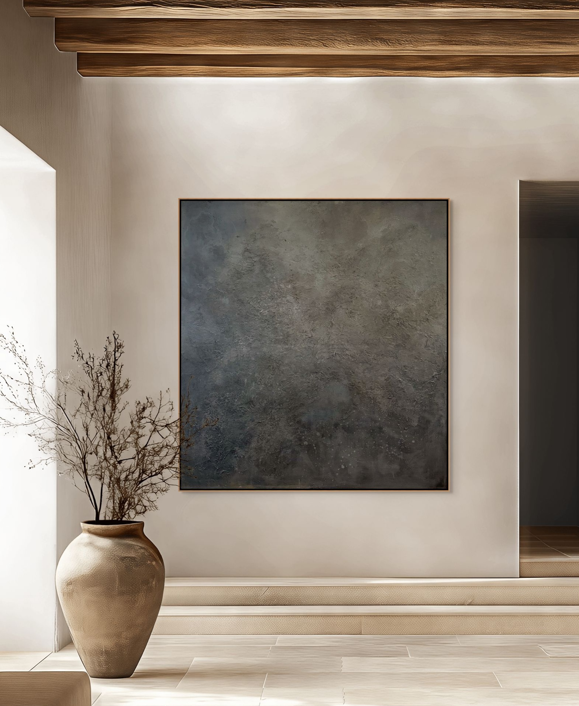 Artwork by Virginia Castillo shown in situ